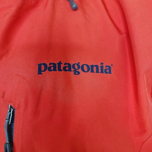 Patagonia Men's Red Powder Bowl Freeride Hooded Snow Windbreaker Jacket Size L - Picture 6 of 11
